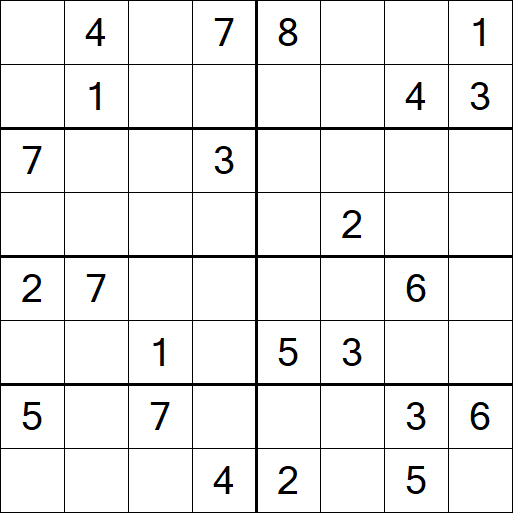 Sudoku 8x8 - Hard