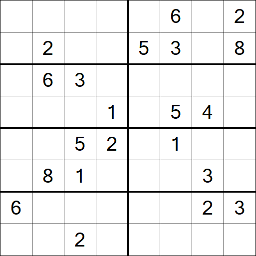 Sudoku 8x8 - Hard