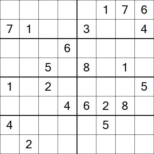 Sudoku 8x8 - Hard