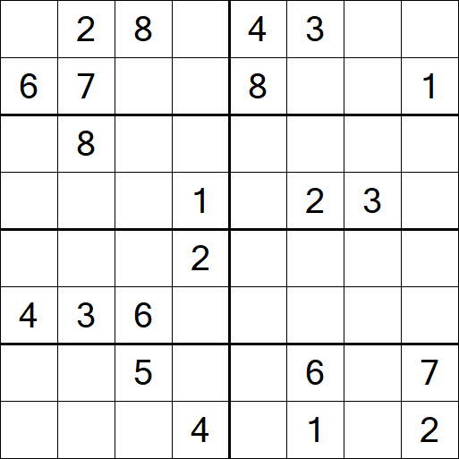Sudoku 8x8 - Hard