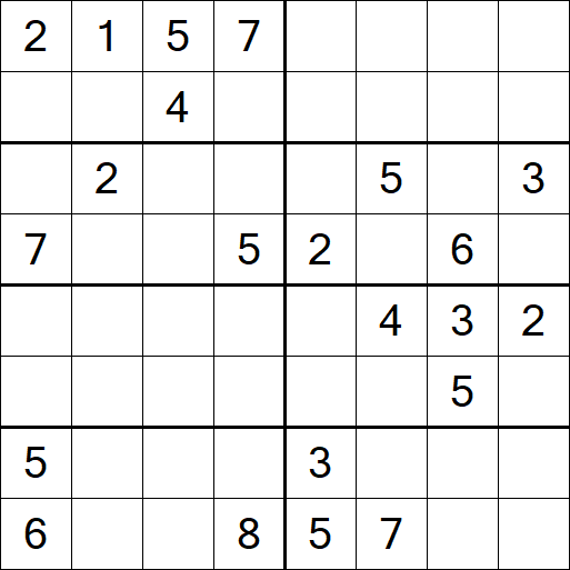 Sudoku 8x8 - Hard