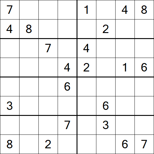 Sudoku 8x8 - Hard