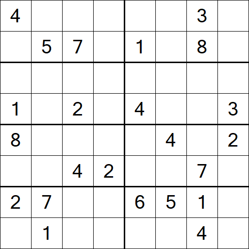 Sudoku 8x8 - Hard