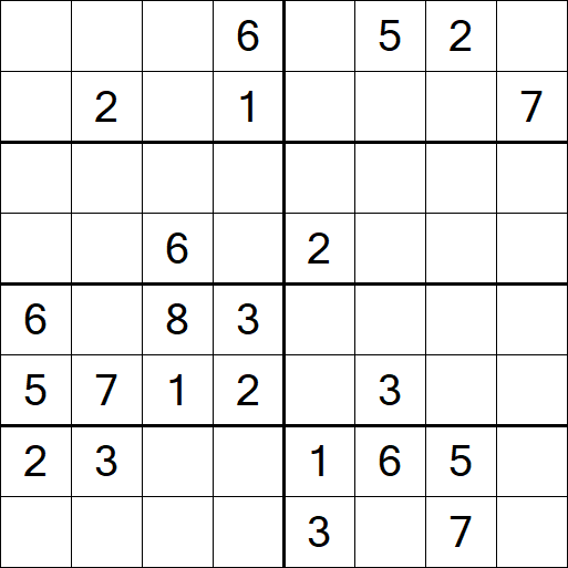Sudoku 8x8 - Hard