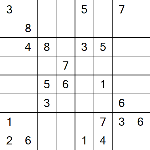 Sudoku 8x8 - Hard