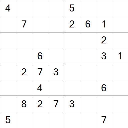 Sudoku 8x8 - Hard