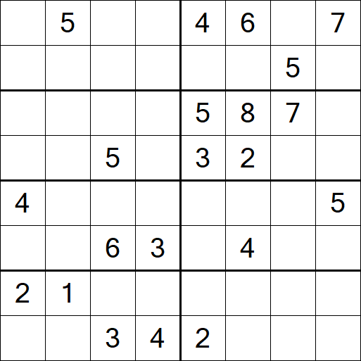 Sudoku 8x8 - Hard