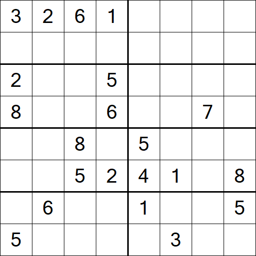 Sudoku 8x8 - Hard