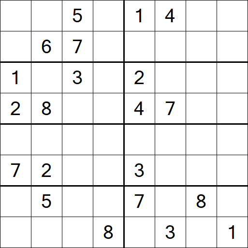 Sudoku 8x8 - Hard