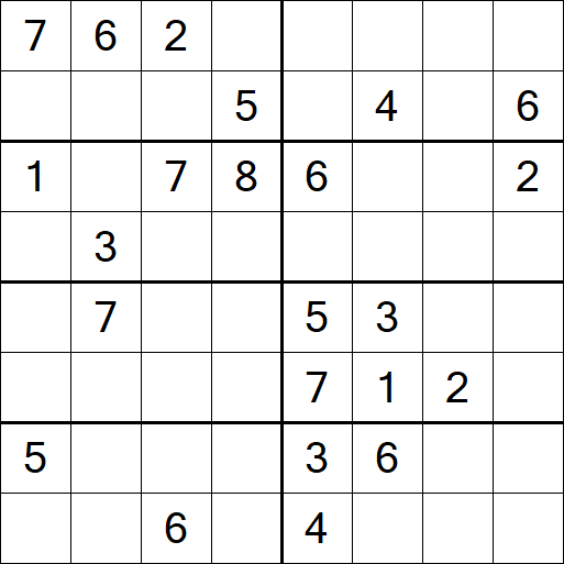 Sudoku 8x8 - Hard