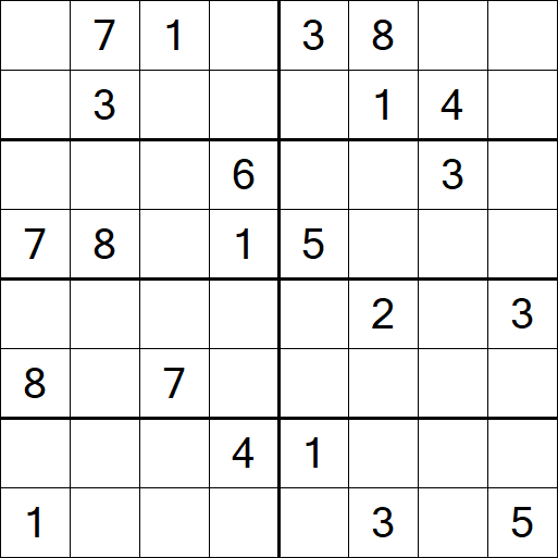 Sudoku 8x8 - Hard