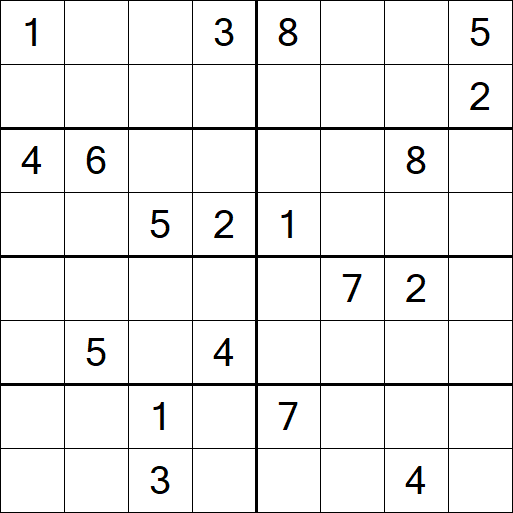 Sudoku 8x8 - Hard
