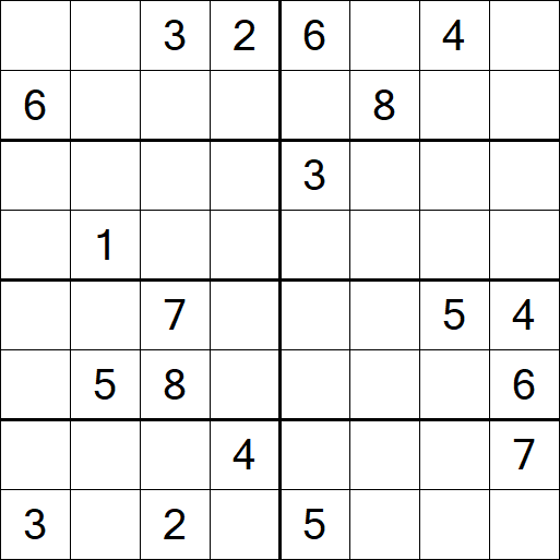 Sudoku 8x8 - Hard