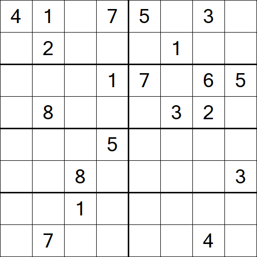 Sudoku 8x8 - Hard