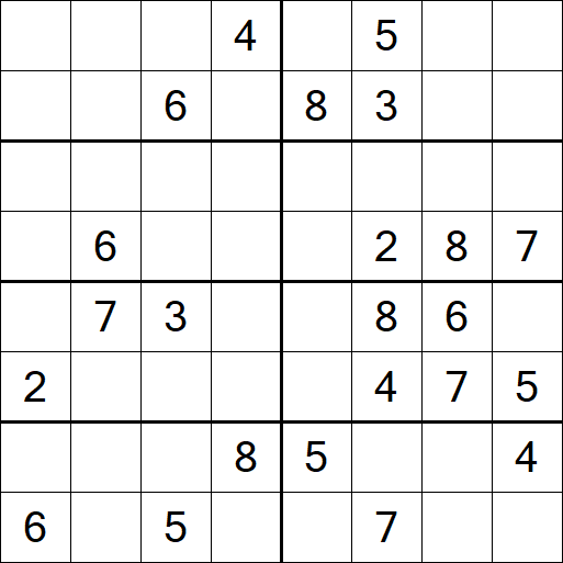 Sudoku 8x8 - Hard