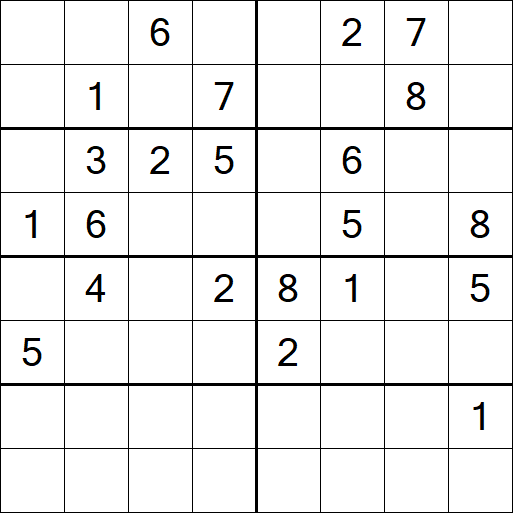 Sudoku 8x8 - Hard