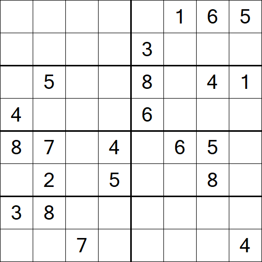 Sudoku 8x8 - Hard