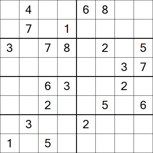 Sudoku 8x8 - Hard