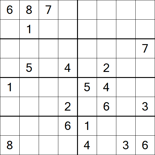 Sudoku 8x8 - Difícil