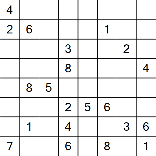 Sudoku 8x8 - Difícil