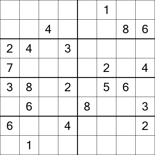 Sudoku 8x8 - Difícil
