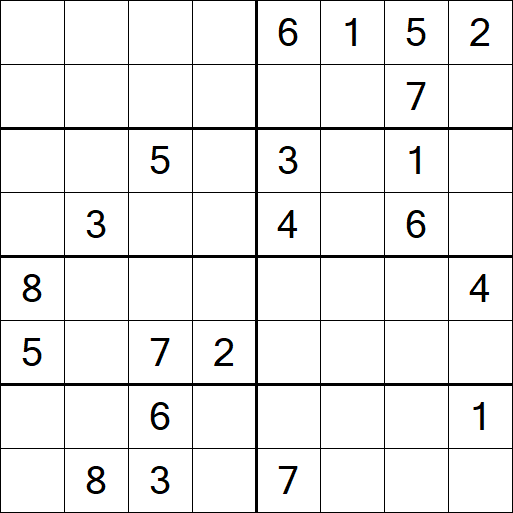 Sudoku 8x8 - Difícil