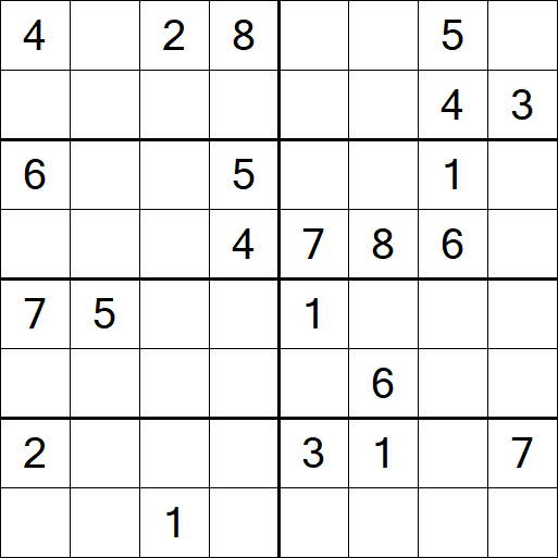 Sudoku 8x8 - Difícil