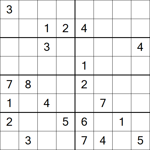 Sudoku 8x8 - Difícil