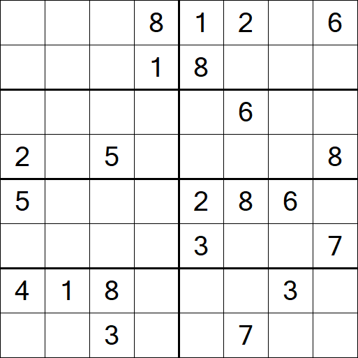 Sudoku 8x8 - Difícil