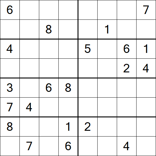 Sudoku 8x8 - Difícil
