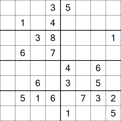 Sudoku 8x8 - Difficile