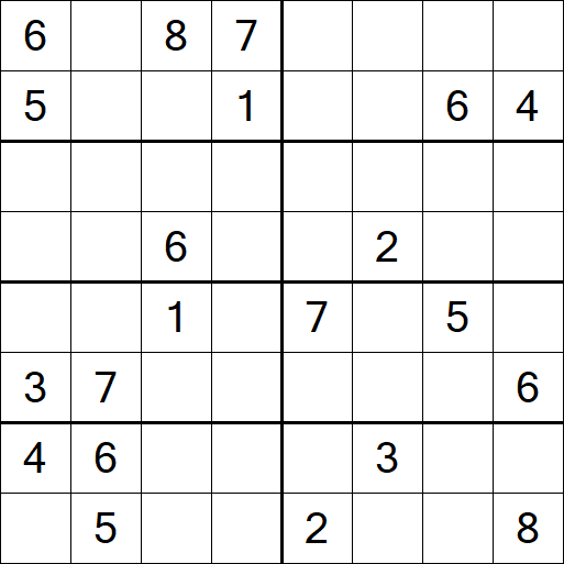 Sudoku 8x8 - Difícil