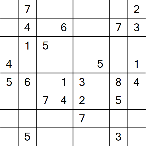 Sudoku 8x8 - Difícil