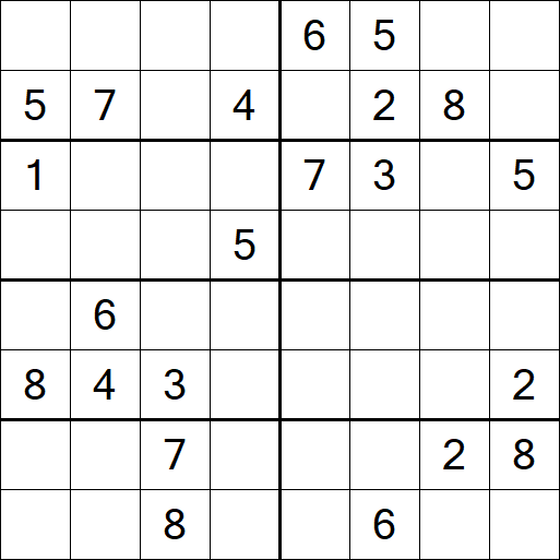 Sudoku 8x8 - Difícil
