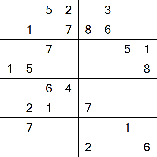 Sudoku 8x8 - Difícil