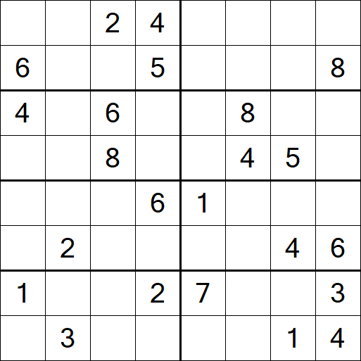 Sudoku 8x8 - Difícil