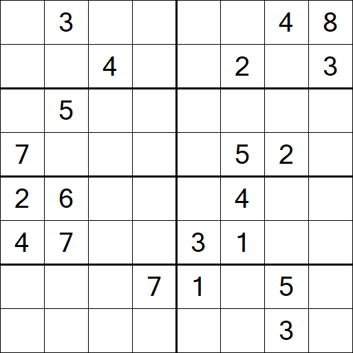 Sudoku 8x8 - Difícil