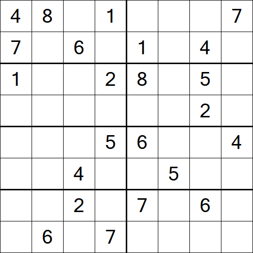 Sudoku 8x8 - Difficile