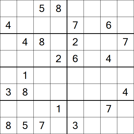 Sudoku 8x8 - Difícil