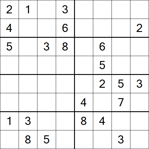 Sudoku 8x8 - Difícil