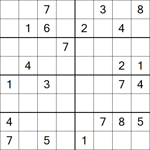 Sudoku 8x8 - Difícil