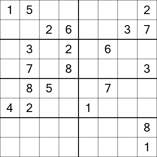 Sudoku 8x8 - Difícil