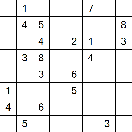 Sudoku 8x8 - Difícil