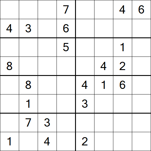 Sudoku 8x8 - Difícil