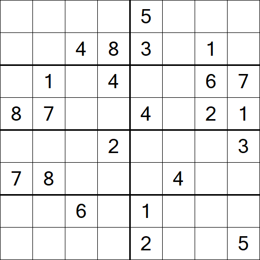 Sudoku 8x8 - Difícil
