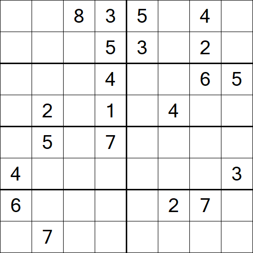 Sudoku 8x8 - Difícil