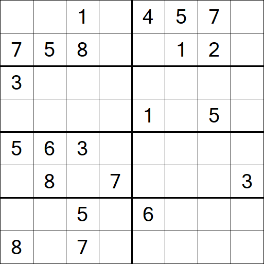 Sudoku 8x8 - Difícil