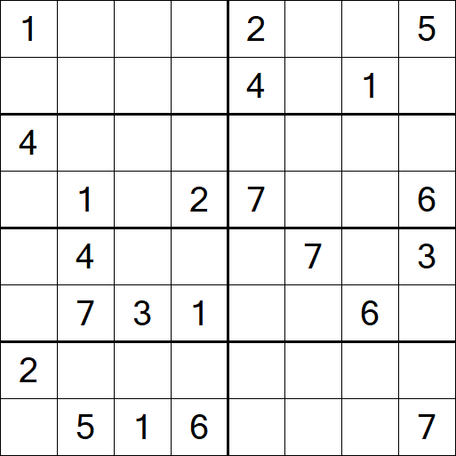 Sudoku 8x8 - Schwierig