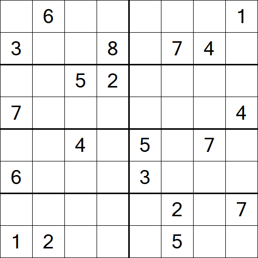 Sudoku 8x8 - Difficile