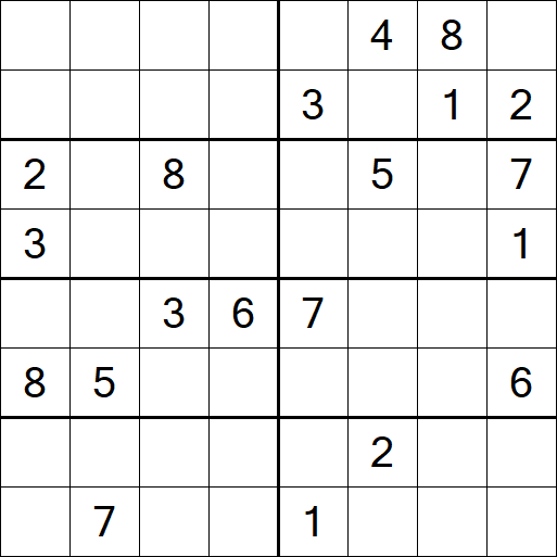 Sudoku 8x8 - Schwierig